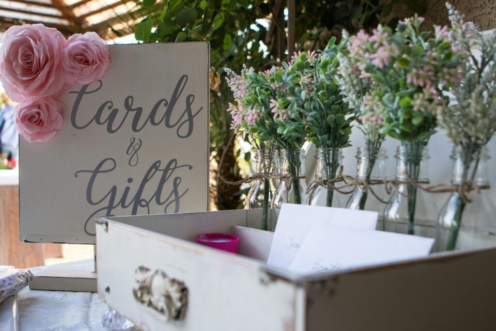 Gift Table Placement